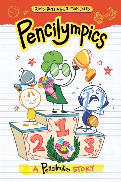 Cover art for Pencilympics / by Jake Black   illustrated by JJ Harrison.