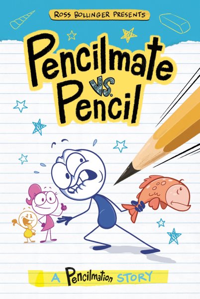 Cover art for Pencilmate vs. Pencil / by Steve Behling   illustrated by JJ Harrison.