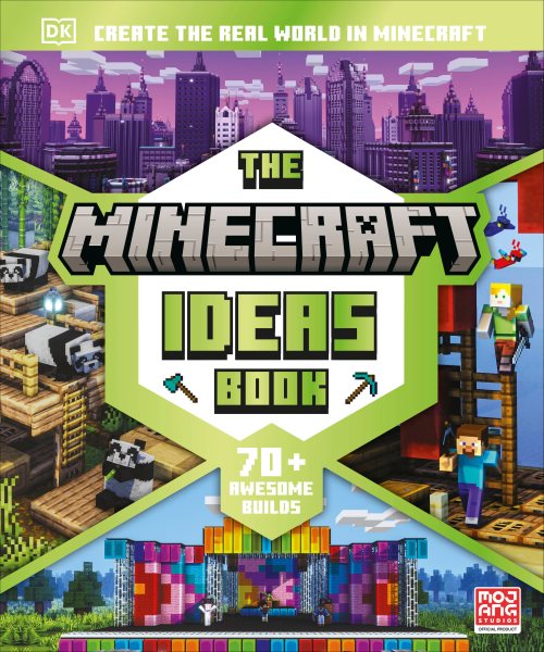 Cover art for The Minecraft ideas book : create the real world in Minecraft / Thomas McBrien.