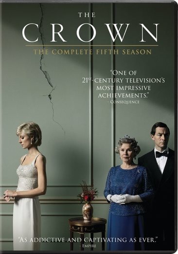 Cover art for The crown. Season 5 [DVD videorecording] / a Netflix series   created by Peter Morgan   Sony Pictures Television   Left Bank Pictures.