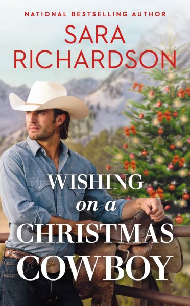 Cover art for Wishing on a Christmas cowboy / Sara Richardson.