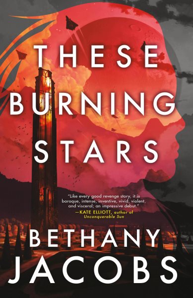 Cover art for These burning stars / Bethany Jacobs.
