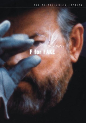 Cover art for Orson Welles's F for fake / Les Films de L'Astrophore   written by Orson Welles and Oja Kodar   directed by Orson Welles.