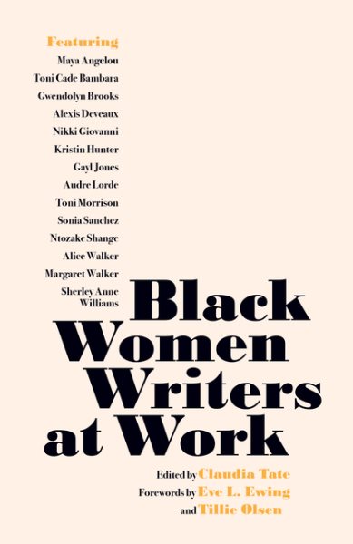 Cover art for Black women writers at work / edited by Claudia Tate   foreword by Tillie Olsen.