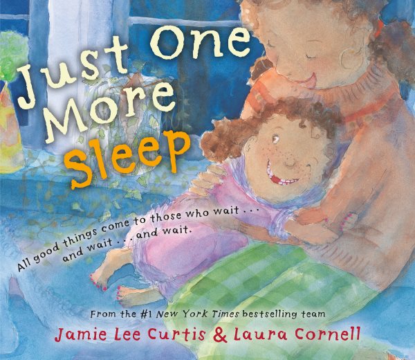 Cover art for Just one more sleep : all good things come to those who wait ... and wait ... and wait / by Jamie Lee Curtis   illustrated by Laura Cornell.