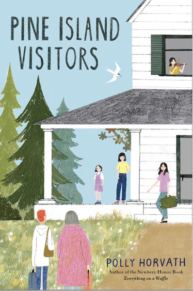 Cover art for Pine Island visitors / Polly Horvath.