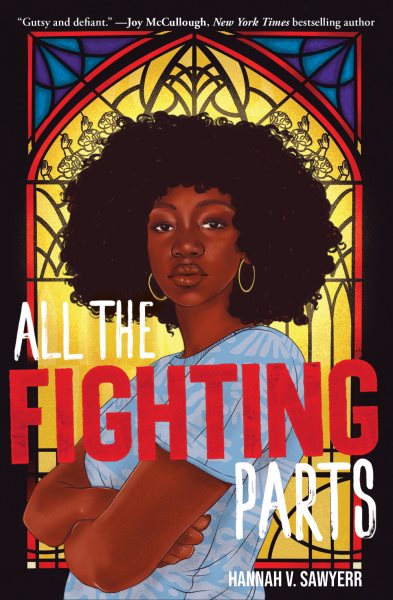 Cover art for All the fighting parts / Hannah V. Sawyerr.