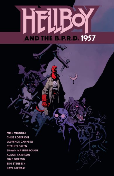 Cover art for Hellboy and the B.P.R.D. 1957 / stories by Mike Mignola and Chris Roberson   colors by Dave Stewart   letters by Clem Robins.