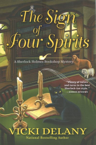 Cover art for The sign of four spirits / Vicki Delany.