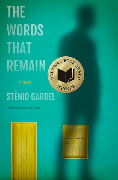 Cover art for The words that remain : a novel / Stênio Gardel   translated from the Portuguese by Bruna Dantas Lobato.
