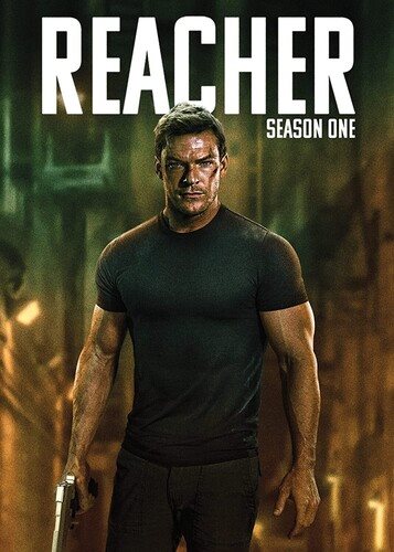 Cover art for Reacher. Season 1 [DVD videorecording] / developed by Nick Santora   a Skydance Television production   Paramount Television Studios   Skydance Television   Amazon Studios   producers: Aadrita Mukerji