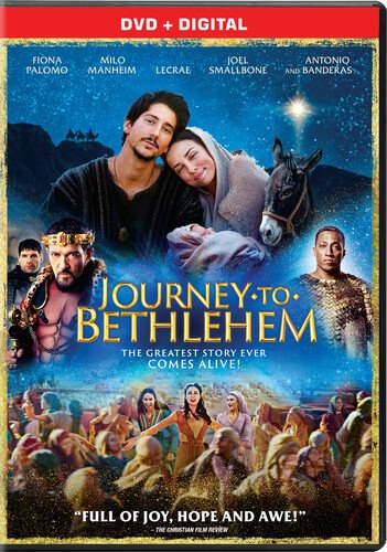 Cover art for Journey to Bethlehem [DVD videorecording] / Arffirm Films presents   a Monarch Media production   a film by Adam Anders   produced by Brandt Andersen [and five others]   screenplay by Adam Anders & Peter Barsocchini   directed by Adam Anders.