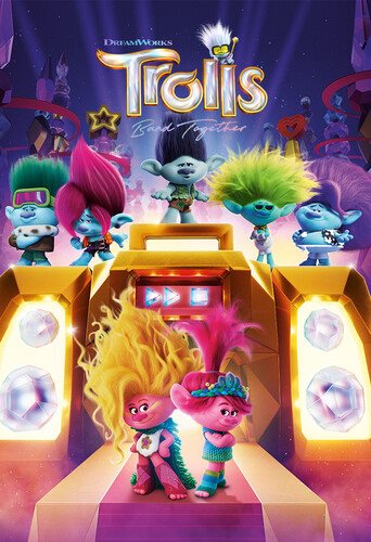 Cover art for Trolls band together [DVD videorecording] / DreamWorks Animation presents   directed by Walt Dohrn   produced by Gina Shay   co-director