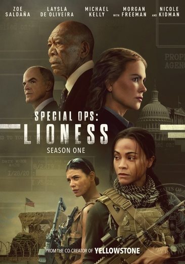 Cover art for Special Ops : Lioness. Season 1 [DVD videorecording]. / MTV Entertainment Studios presents   in association with 101 Studios   created by Taylor Sheridan   written by Taylor Sheridan and Thomas Brady   directed by John Hillcoat