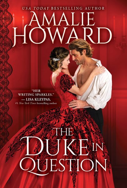 Cover art for The duke in question / Amalie Howard.