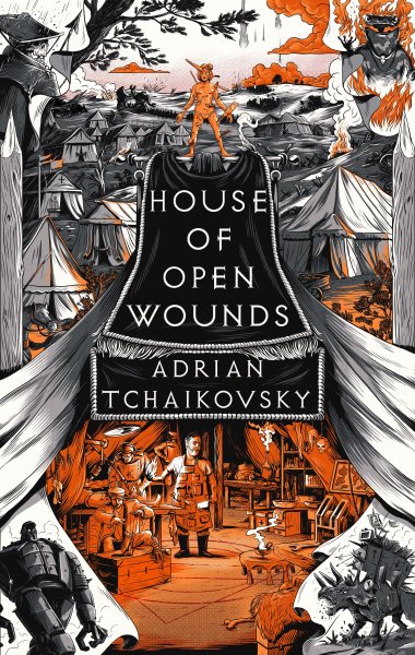 Cover art for House of open wounds / Adrian Tchaikovsky.