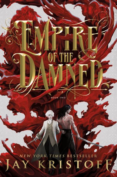 Cover art for Empire of the damned / Jay Kristoff   illustrated by Bon Orthwick.