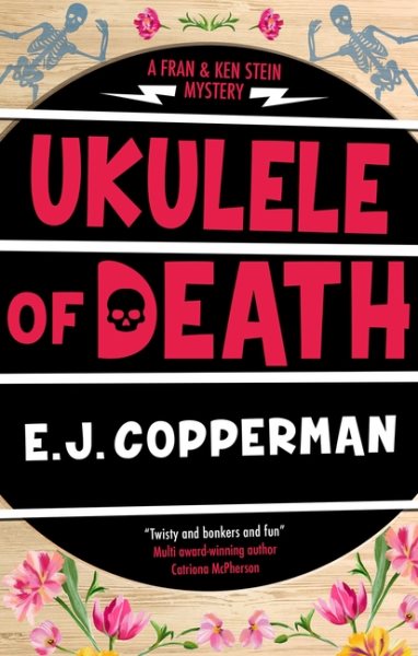 Cover art for Ukulele of death / E.J. Copperman.