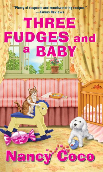 Cover art for Three fudges and a baby / Nancy Coco.