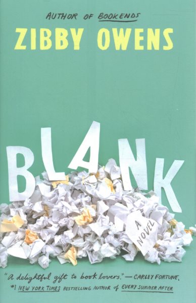 Cover art for Blank : a novel / Zibby Owens.