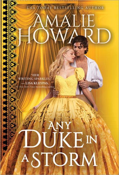 Cover art for Any duke in a storm / Amalie Howard.