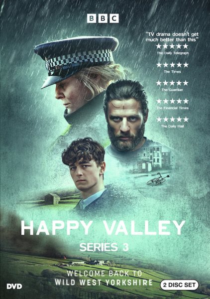 Cover art for Happy Valley. Season 3 [DVD videorecording] / presented by AMC/AMC+   in association with BBC   written and created by Sally Wainwright   produced by Jessica Taylor   directed by Patrick Harkins