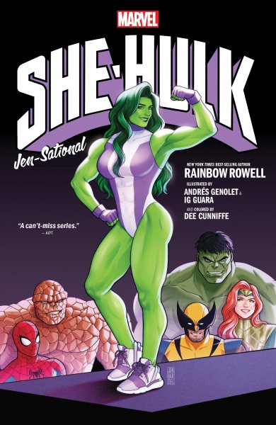 Cover art for She-Hulk. V. 4 : Jen-Sational / Rainbow Rowell