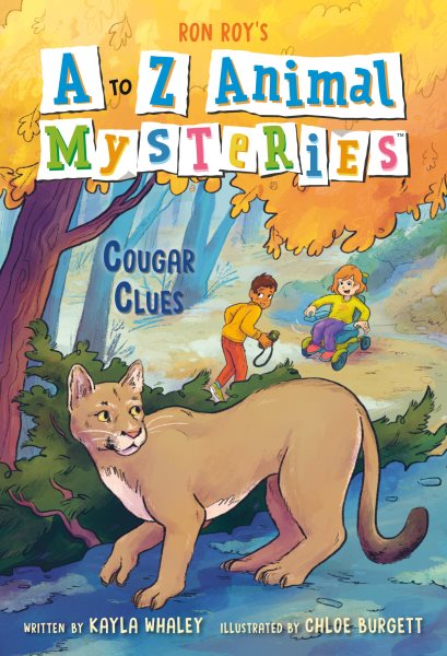 Cover art for Cougar clues / written by Kayla Whaley   illustrated by Chloe Burgett.