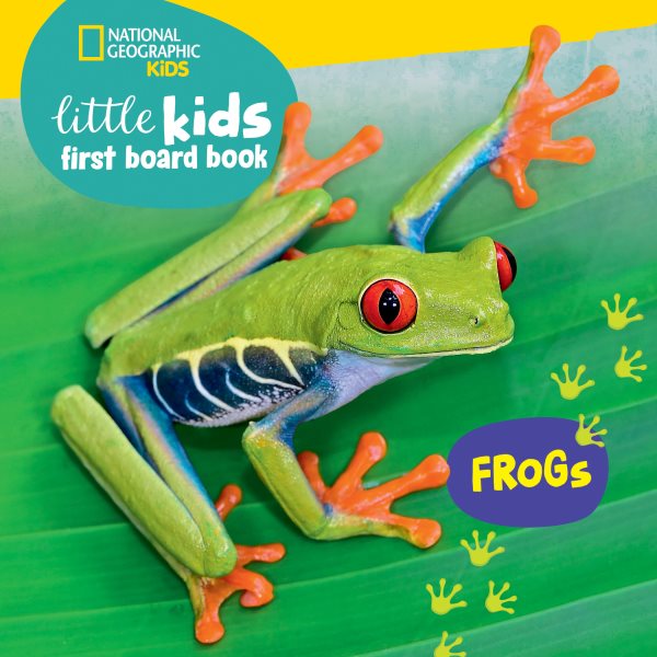Cover art for Frogs [BOARD BOOK] / text by Ruth A. Musgrave.