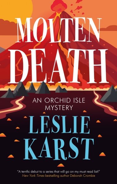 Cover art for Molten death / Leslie Karst.