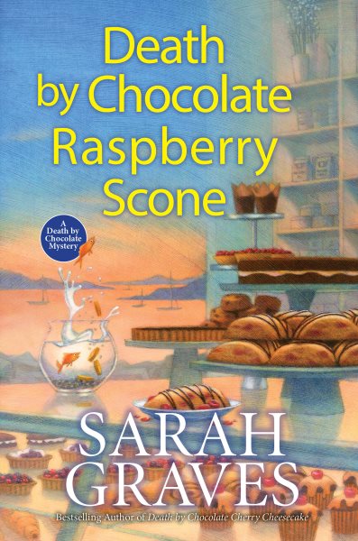 Cover art for Death by chocolate raspberry scone / Sarah Graves.
