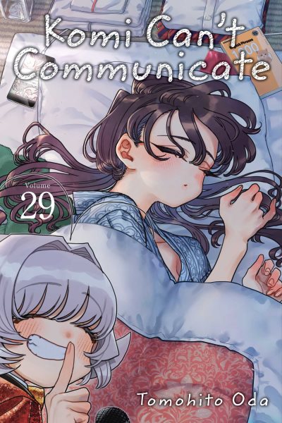 Cover art for Komi can't communicate. Volume 29 / story and art by Tomohito Oda   English translation & adaptation/John Werry   serialization touch-up art & lettering/ Kyla Aiko   graphic novel touch-up art & lettering/Eve Grandt.