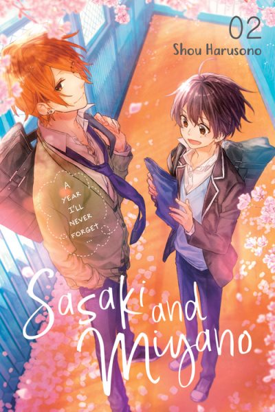 Cover art for Sasaki and Miyano. 2 / Shou Harusono   translation Leighann Harvey   lettering DK.