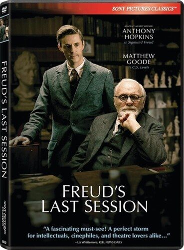 Cover art for Freud's last session [DVD videorecording] / Sony Pictures Classics and Fís Éireann/Screen Ireland present   a Last Session Productions/Subotica production   a film by Matthew Brown   screenplay by Mark St. Germain and Matthew Brown   directed by Matthew Brown.