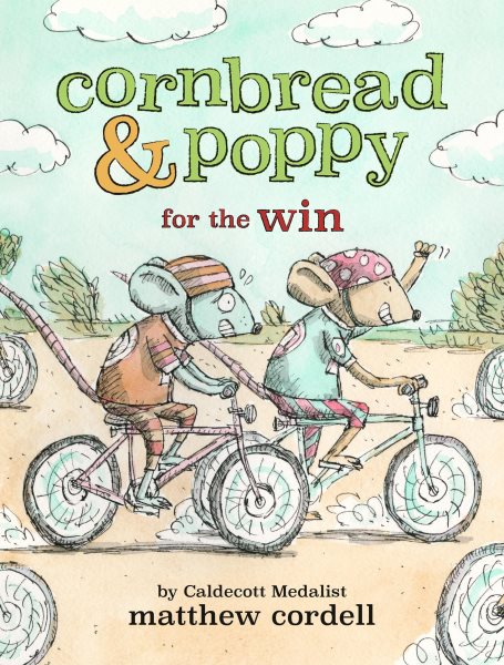 Cover art for Cornbread & Poppy for the win / Matthew Cordell.