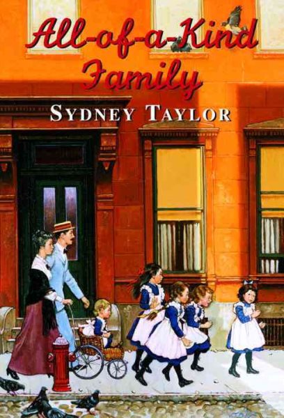 Cover art for All-of-a-kind family / Sydney Taylor   illustrations by Helen John.