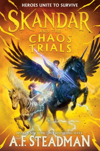 Cover art for Skandar and the chaos trials / A.F. Steadman.