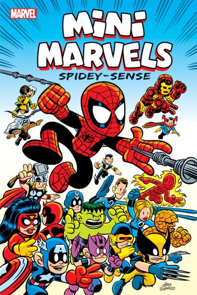 Cover art for Mini-Marvels. Spidey-sense / art by Chris Giarrusso   stories by Chris Giarrusso