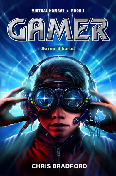 Cover art for Gamer / Chris Bradford   with illustrations by Anders Frang.