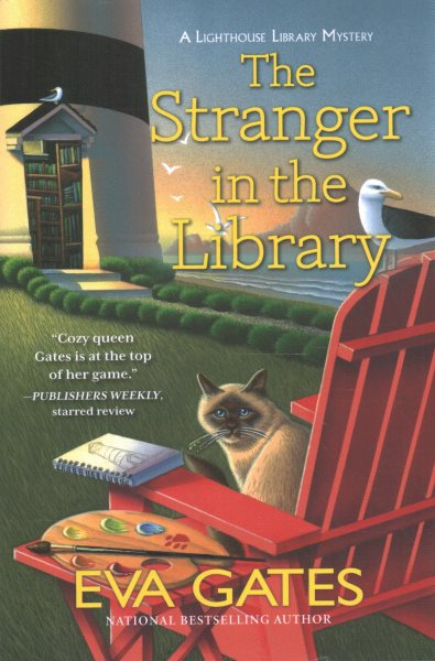 Cover art for The stranger in the library / Eva Gates.