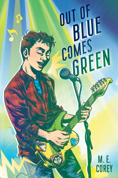 Cover art for Out of blue comes green / M. E. Corey.