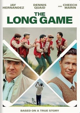 Cover art for The long game [DVD videorecording] / Mucho Mas Releasing presents in association with Harbourview and Fifth Season   a Mucho Mas Media/Bonnedale production   a Julio Quintana film   produced by Ben Howard